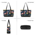 thumbnail image 6 of FORMRS Canvas Laptop Tote Bag for Women with 15.6" Computer Compartments Shoulder Handbag, Floral Flamingo, 6 of 7