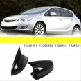 thumbnail image 2 of For Vauxhall Astra Opel Astra J 2010-2016 Gloss Black Wing Mirror Cap, 2 of 5
