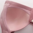 thumbnail image 7 of THDHVS Women's Bras,Womens Plus Size Bras,Fashion Women Solid Color Front Opening Buckle Wide Shoulder Strap Wireless Cushion Daily Bra Pink 44, 7 of 7