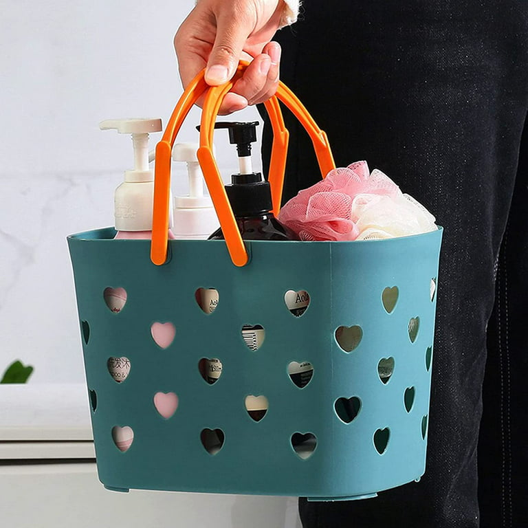 Portable Storage Basket Cleaning Caddy Storage Organizer Tote with Handle  for Laundry Bathroom Kitchen Spray Bottles Cloths Brus - AliExpress