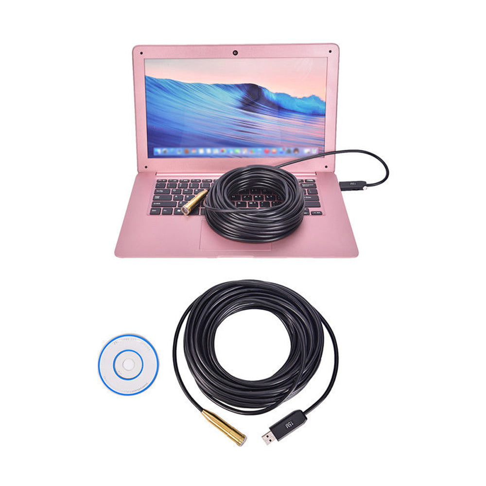 Details about   15m/50 Pipe Inspection Camera Endoscope Video Ft Sewer ’Drain Cleaner Waterpr Fm 