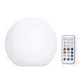 thumbnail image 1 of Luz de bola Irfora Luz flotante regulable para piscina con control remoto RF 16 colores y 3 modos dinámicos LED RGBW que cambian de color con funcionamiento por batería Luces de bola IP67 a prueba de Irfora Luz de bola, 1 of 7