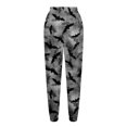 thumbnail image 5 of Pantalones de túnica de cintura elástica con estampado informal a la moda para mujer Pompotops ulkah940403, 5 of 5