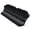 02-Black Stripe, variant on JASGOOD 12 Pairs Mens Ankle Socks Low Cut Cushioned Athletic Short Socks with Heel Tab