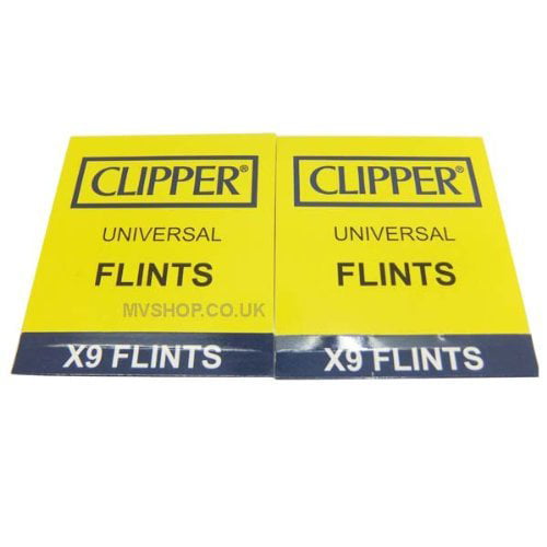 5 X  9 CLIPPER FLINTS FOR ZIPPO PETROL LIGHTERS UNIVERSAL FLINTS FREE UK POST 