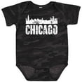 thumbnail image 3 of Inktastic Chicago Skyline Grunge Boys or Girls Baby Bodysuit, 3 of 5