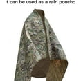 thumbnail image 4 of Kylebooker Poncho Liner Military Woobie Outdoor Camping Woobie Blanket for Travel, Beach, Grass, Picnic, Car Emergency, Outdoor, Survival, 4 of 17