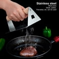thumbnail image 2 of Cheers Meat Press Food Grade Rust-proof Stainless Steel Heavy-duty Baking Steak Press for Home, 2 of 7