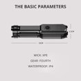 thumbnail image 3 of Linterna LED potente XPG + COB batería integrada de 1200mAh para, 3 of 4