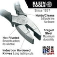 thumbnail image 2 of Klein Tools HD213-9NETH Side-Cutting Pliers for Bolt Thread Holding, 9-Inch, 2 of 3