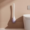 thumbnail image 5 of Silicone Toilet Brush Wall Mounted Toilet Scrubber Without Drilling for Bathroom Floor Standing, 5 of 5