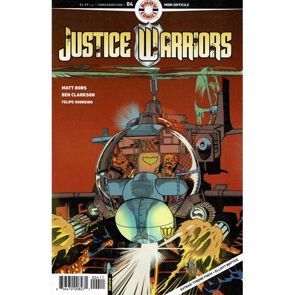 Justice Warriors #4A VF ; Ahoy Comic Book