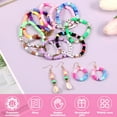 thumbnail image 6 of Pluokvzr 8750pcs Clay Beads Bracelet Making Kit Pretty Friendship Bracelet Kit Seed Beads DIY Craft Kit Cute Clay Beads Kit Jewelry Making Birthday Crafts Gift for Girls, 6 of 12