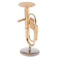 thumbnail image 3 of Modelo Musical de Instrumento de Tuba de Cobre en Miniatura de Casa de Muñecas para Figuras de Acción de 1/6 Sunnimix Accesorio de 12 pulgadas, 3 of 6