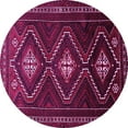 thumbnail image 1 of Ahgly Company Indoor Round Persian Pink Traditional Area Rugs, 3' Round, 1 of 4