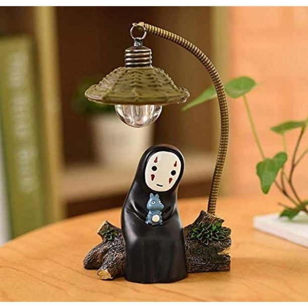 Lámpara de mesa de luz nocturna sin rostro para hombre, regalo para niños, juguete para niños, decoración del hogar, luces decorativas artesanales, azul pequeño moderno Ofspeizc LN-1711