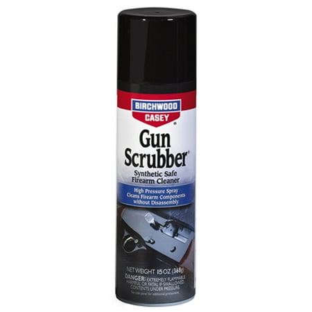 02905733BW Casey Gun Scrubber Firearms Cleaner 15 oz Aerosol SKU: 33348 with Elite Tactical (Best Ar 15 Gun Lube)