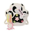 thumbnail image 1 of Mochila de peluche de dibujos animados, suave, versátil, informal, bolsa de juguete para niñas, bolsa portátil para estudiantes Negro, 1 of 9