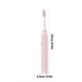 thumbnail image 2 of Danhjin Electric Brush Portable Toothbrush Rechargeable Toothbrush With 10 Brush Heads 6 Cleaning Modes Waterproof Toothbrush Long Working Toothbrushes For Adults Kids, 2 of 6