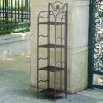 thumbnail image 2 of Pemberly Row 4 Tier 13" Bakers Rack in Chocolate, 2 of 2