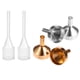 thumbnail image 4 of Juego de 12 embudos pequeños con mini gotero para llenar botellas y recipientes de líquido., 4 of 7