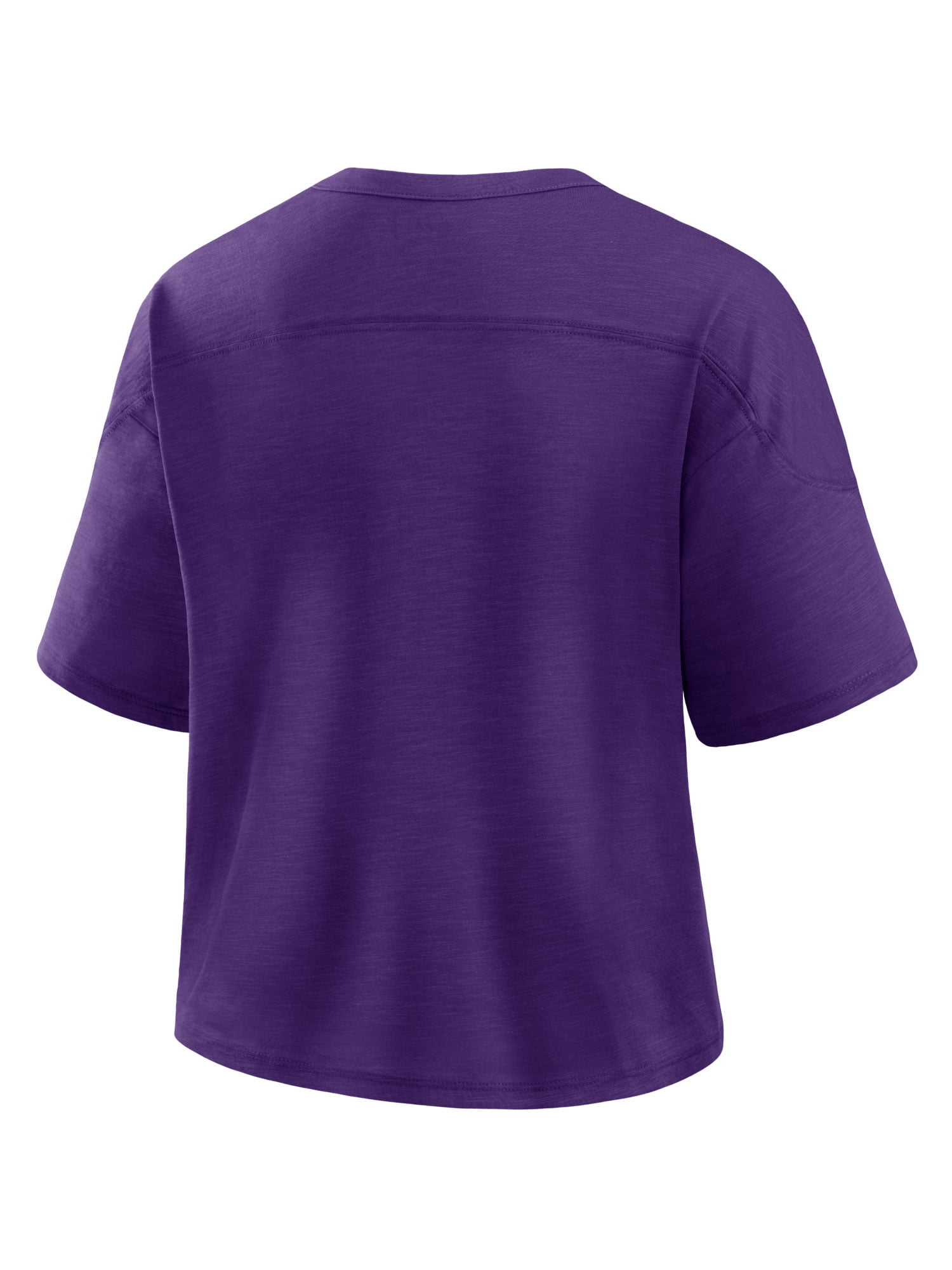 NFL Minnesota Vikings Women's Cotton Purple Short Sleeve T-Shirt