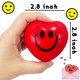 thumbnail image 2 of Eerrhhaq 24 piezas Bolas antiestrés en forma de corazón para el día de San Valentín Bolas para apretar con cara de sonrisa roja Bolas de espuma en forma de corazón para niños y adultos Favores de fies, 2 of 5