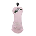thumbnail image 3 of jinwen Golf Club Head Cover PU Leather with UT Tag Driver Headcover Golf Club, 3 of 9