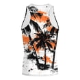 thumbnail image 5 of Caqnni Men Workout Tank Top Gym Bodybuilding Sleeveless Muscle Tee Shirt for Running Athletic Gym Sports Training, Moisture Wicking XXL,White, 5 of 5