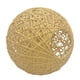 thumbnail image 1 of Pantalla de luz colgante tejida a mano, pantalla de lámpara de , jaula de lámpara, rústica, pantalla de ratán colgante para casa de té, bar, , AMARILLO Sunnimix  Pantalla Bola Tejida, 1 of 8