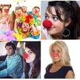 thumbnail image 4 of Narices de payaso de espuma Yansanido rojas de 2 pulgadas de diámetro, 50 unidades, 4 of 7