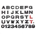 thumbnail image 1 of 3D Metal 45mm 25mm Car Letters Alphabet Emblem Numbers Chrome Labeling Car Sticker Trunk Logo Letters Emblem For Hyundai Toyota, 1 of 6