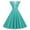 Green sundress for women, variant on Dianli Sundresses for Women Party Prom Sexy Lace Trim Pleated Swing 1950S Dresses Formal V-Neck Short Sleeve Polka Dot Print Midi Summer Dress Green XL