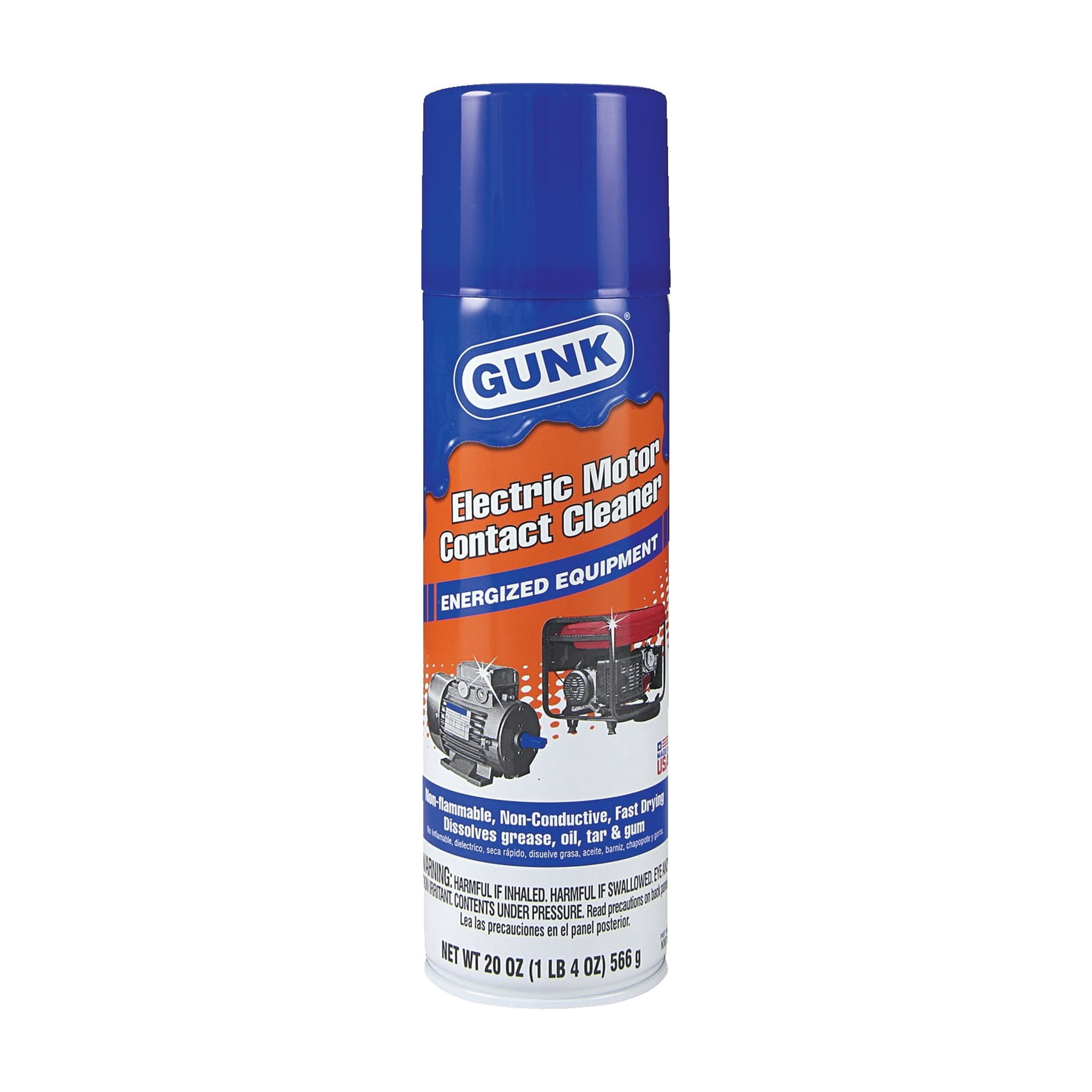 GUNK NM1 Electric Motor Contact Cleaner - 20 oz.