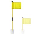 thumbnail image 1 of Soidarity Golf Flagstick Set Portátil Desmontable Ajustable Impermeable Lavable Colorido ABS Agujero Taza Poner Bandera Verde Amarillo Golf Amarillo Soidarity OD021174-02, 1 of 6