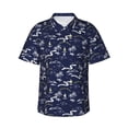 thumbnail image 1 of Balery Hawaiian Style Camisas hawaianas de manga corta para hombre, camisas playeras de corte holgado, camisas de vacaciones con botones,3X-Large, 1 of 7