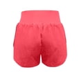 thumbnail image 7 of Arlun Athletic Running Shorts for Women 2 in 1 Stretch High Waisted Workout Gym Yoga Dolphin Shorts Lightweight Breathable Quick Drying Sports Short Pants with Lined Pockets 1-Hot Pink M, 7 of 7