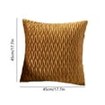 thumbnail image 2 of Hwkond Large Throw Pillows Solid Colour Velvet Pleated Pillow Set Sofa Cushion Bedside Cushion Office Lumbar Support Lumbar Protection,Khaki, 2 of 5