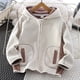 thumbnail image 1 of Cowsor Baby Kids Sherpa Jacket with Zipper, Cotton-Lined Fuzzy Outerwear Coat for Infant Toddler, 1 of 5