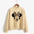 thumbnail image 1 of Sudaderas con capucha navideñas de cuello alto, sudadera de dibujos animados Kawaii de Minnie, Sudadera con capucha de Mickey Mouse de Disney, ropa para niña, sudaderas superiores, 1 of 5