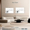thumbnail image 4 of Elephant Stock Flying Dandelion Wall Art - Horizontal Canvas Wall Art - Living Room Wall Decor - Floral And Botanical Canvas - White And Black Decor - 48" x 32", 4 of 8