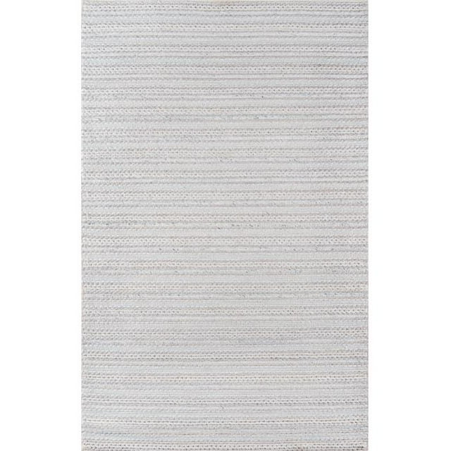 Momeni ANDESAND-4LGY2030 Tapis de Zone Rectangulaire de Andes Tissés à la Main&44; Gris Clair - 2 x 3 Pi.
