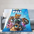 thumbnail image 3 of Cartoon Puppy Dog Pals Soft Micro Fleece Blanket Cozy Blanket Thick Warm Plush Throw Bedding Room Decor Flannel Blankets For Bed Sofa 60"X50", 3 of 8