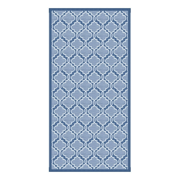Lippert 2021028031 All Weather Patio Mat 8' x 16', Blue