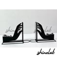 thumbnail image 2 of Shinelab Hands Metal Bookends Custom Lover Personalized Name Bookend Gift, Desk Bookshelf Decor 6872, 2 of 3