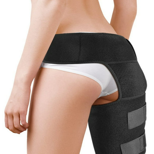 Hip Brace Thigh Hamstring Compression Support Wrap For Hip Flexor Strain, Groin Pull, SI Joint