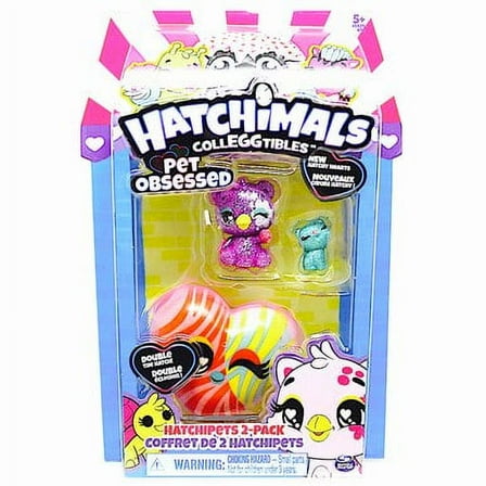 Bearkeet & Kitten Purple Hatchimals Colleggtibles Pet Obsessed Hatch Hearts