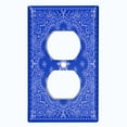 thumbnail image 2 of Metal Light Switch Plate Cover Blue Floral Bandana Paisley Tile Pattern TIL053, 2 of 13