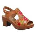 thumbnail image 2 of Sandalias Mujer UMMA Decoracion Flores cafe 23, 2 of 5
