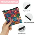 thumbnail image 7 of SEANATIVE Flower Daisy Sanitary Napkin Storage Bag Portable Tampons Organizer with Zipper for Women Girls Sanitary Napkin Storage 2 Piece Feminine Care Period Bags, 7 of 7